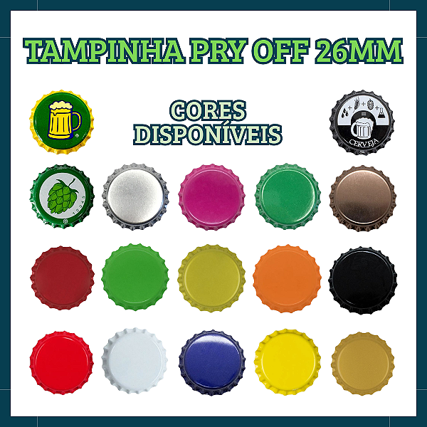 Tampinha PryOff 26mm