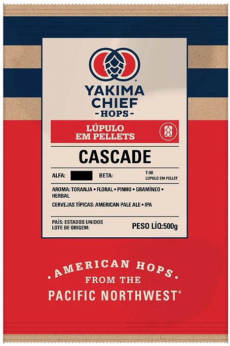 Lúpulo Cascade 500g