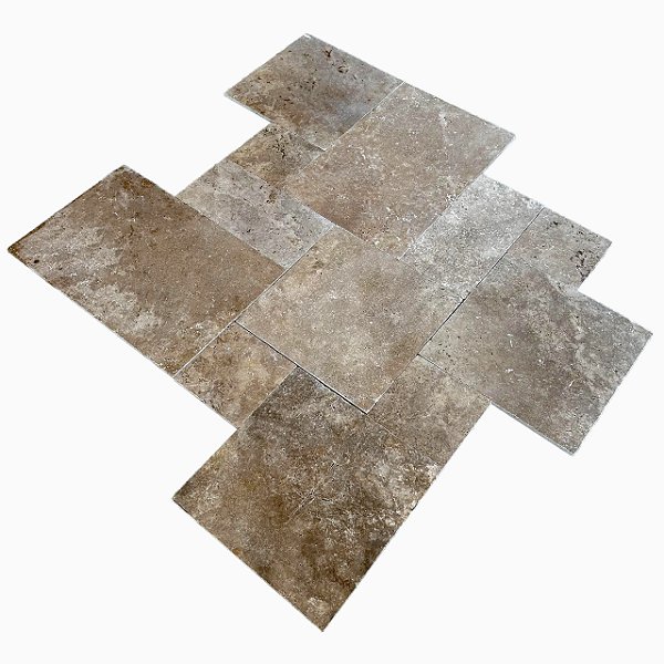 Travertino Anticato French Pattern Noce