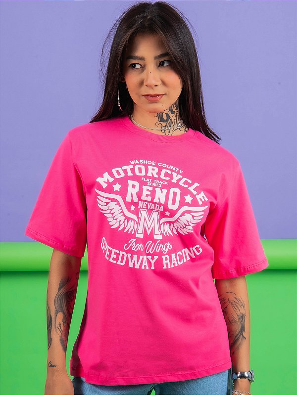 Tshirt Max Motorcycle Rosa Pink