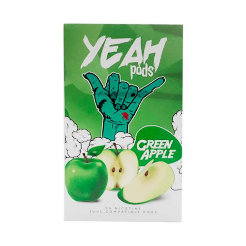 Pod Refil Yeah - 4 refil - Green Apple - 5%