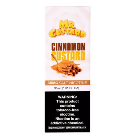Mr. Custard – Cinnamon Custard - Mr. Freeze Salt - 30ml