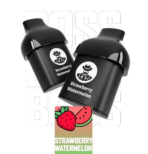 Strawberry Watermelon - Cartucho 1200 Puffs - American Boss
