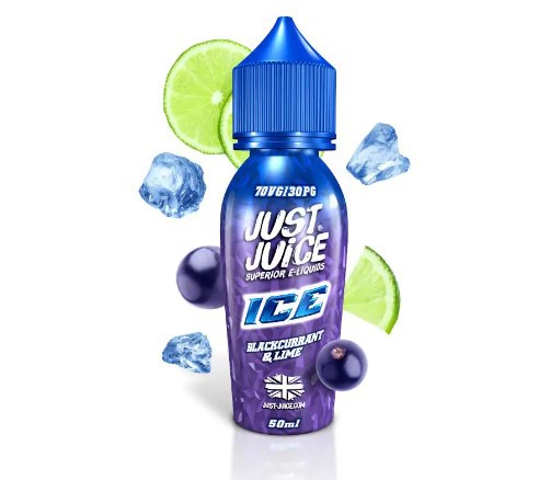 Blackcurrant & Lime Ice - Just Juice - 60ml