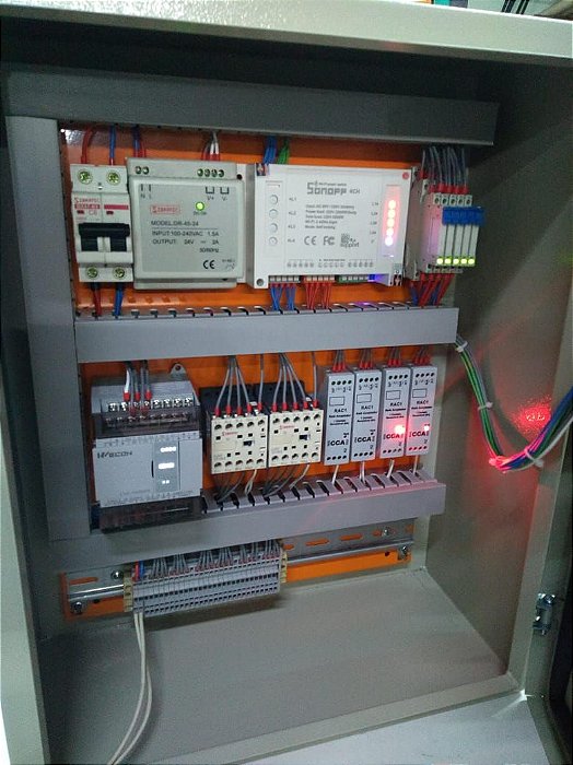 MONTAGEM PAINEL DE COMANDO WIFI AUTOMAÇÃO COMERCIAL/RESIDENCIAL SOB ENCOMENDA