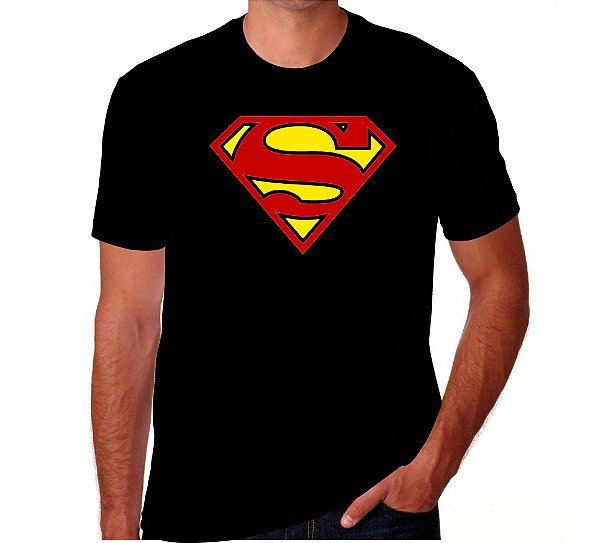 Camisa preta superman Outlet