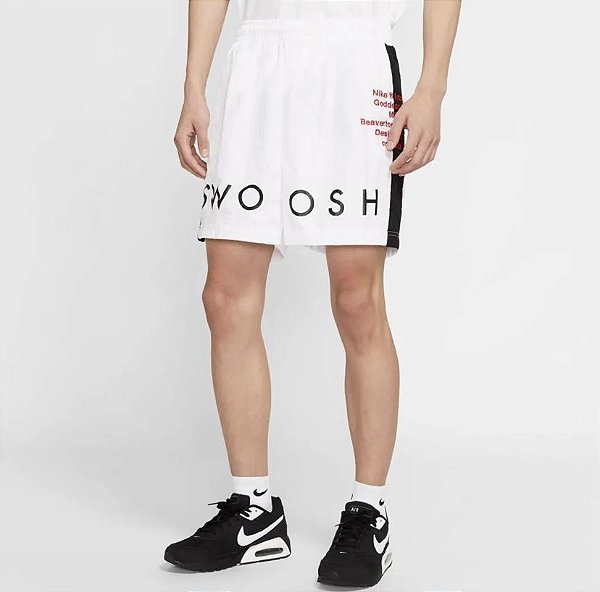 Shorts Nike Double Swoosh Branco 