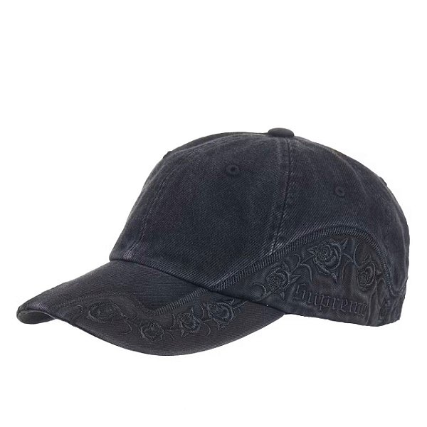 変更させて頂きます即発送 正規 23SS Supreme Roses 6-Panel Black