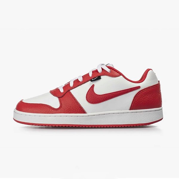Nike Ebernon Low White University Red Black