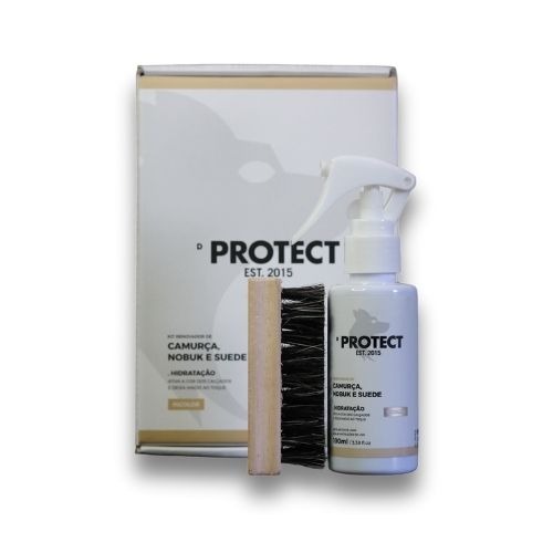 KIT RENOVADOR DE CAMURÇA NOBUCK E SUEDE INCOLOR D PROTECT