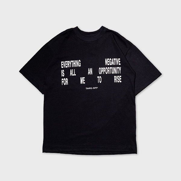 Camiseta TAKE-OFF "RISE BLACK"