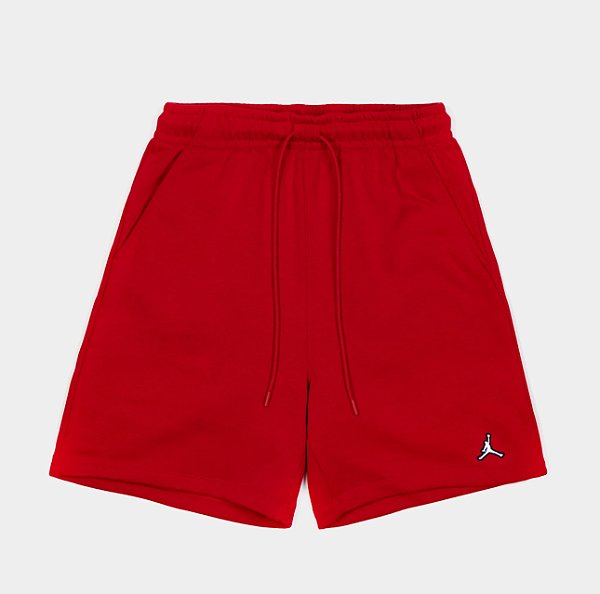 Shorts Jordan Brooklyn Fleece Vermelho