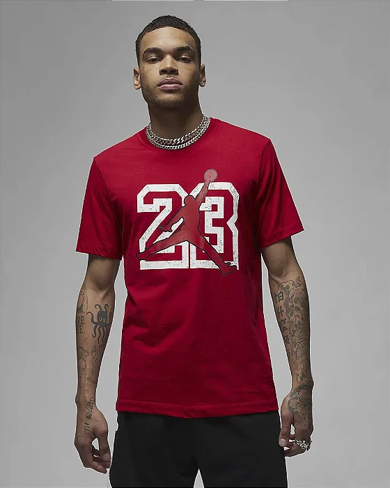 Camiseta Jordan Flight Essentials Vermelha