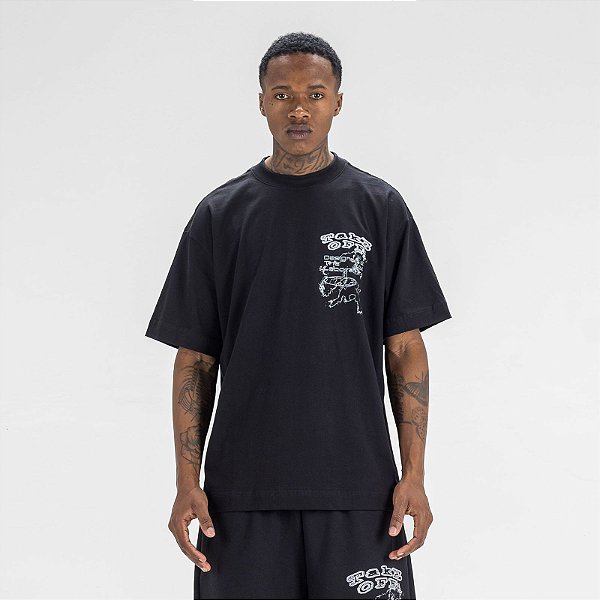 Camiseta TAKE-OFF "Map Black"
