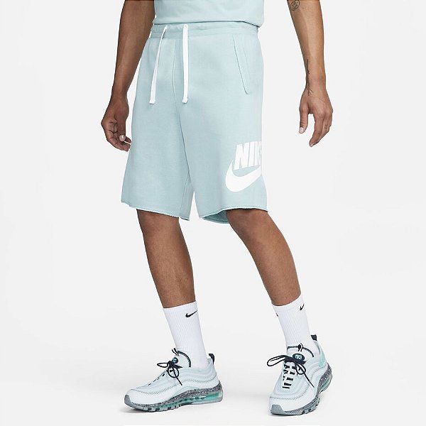 Shorts Nike Club Alumni Moletom Verde