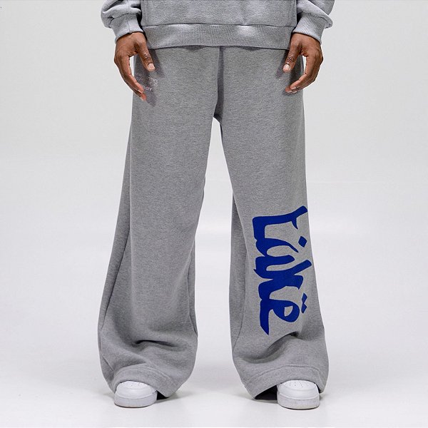 Calça Moletom TAKE-OFF "Survey Baggy Grey"