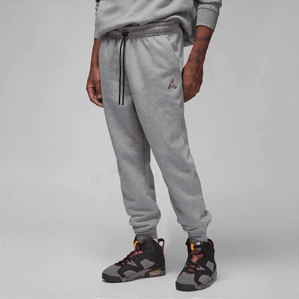 Calça Jordan Essentials Fleece Jogger Cinza