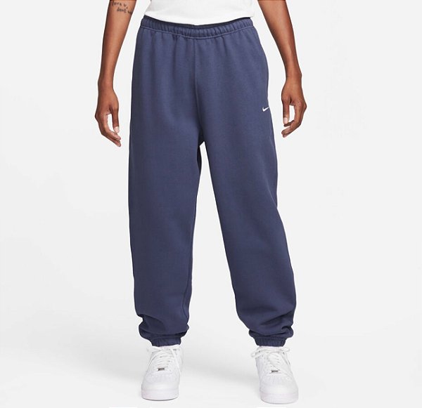 Calça Moletom Nike Lab Solo Swoosh Azul