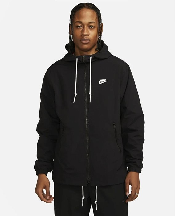 Jaqueta Nike Woven Full Zip Preta