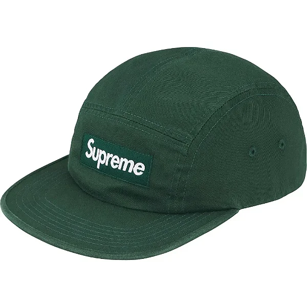 Boné Supreme Washed Chino Twill Camp Pine FW25-W1