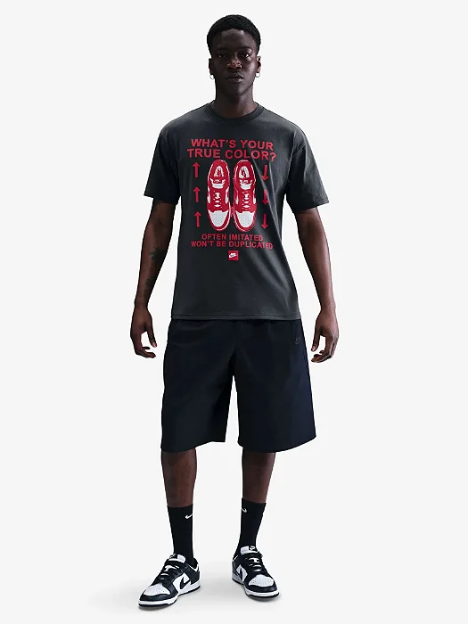 Camiseta Nike Max90 Sportswear Cinza