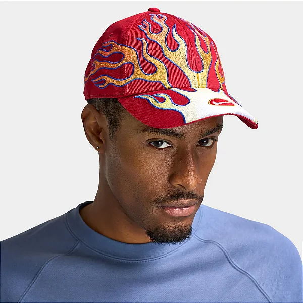 Boné Nike Club Og Flame Vermelho