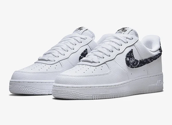 Nike Air Force 1 Black Paisley