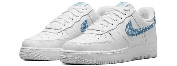 Nike Air Force Blue Paisley