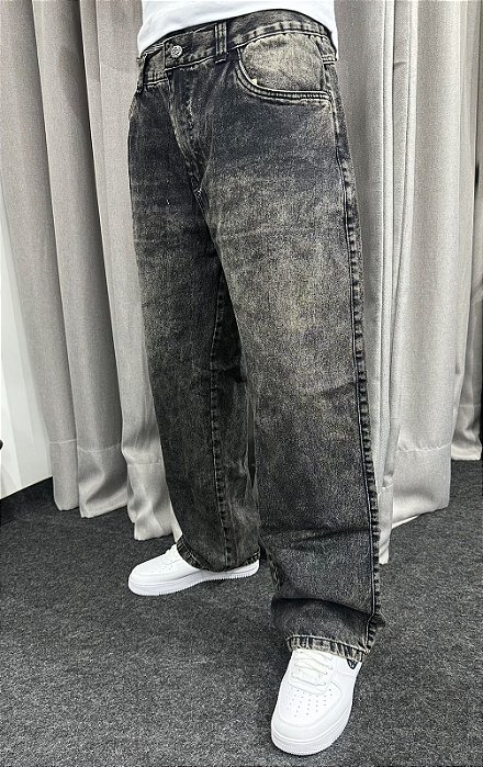 Calça Jeans Black Send Stoned