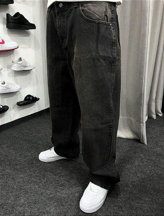 Calça Jeans Baggy Stoned Mocha