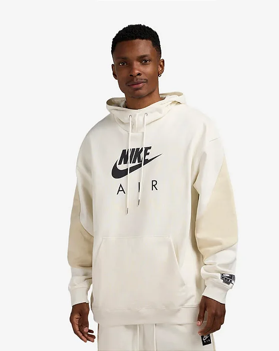 Moletom Nike Air Fleece Pullover Creme