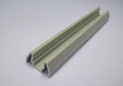 Perfil Guia Lateral 8 mm Plast Roll - Barra com 2,50 mt Cor Branco ou Cinza