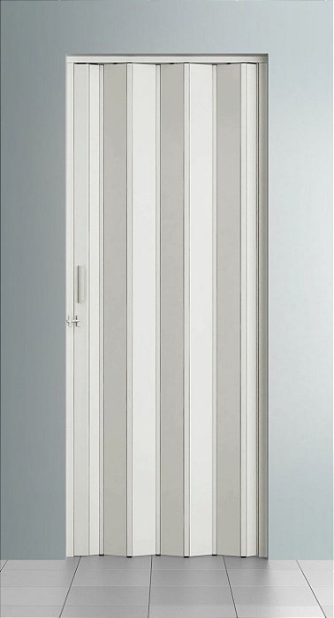 Porta Sanfonada Especial largura 1,00 x 2,20 altura cor Branca