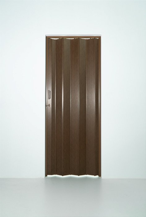 Porta Sanfonada Lisa Imbuia Texturizada