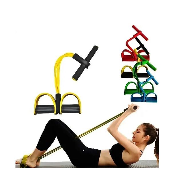 Elástico Tensão Exercícios Tubefit Yoga Pilates Musculação