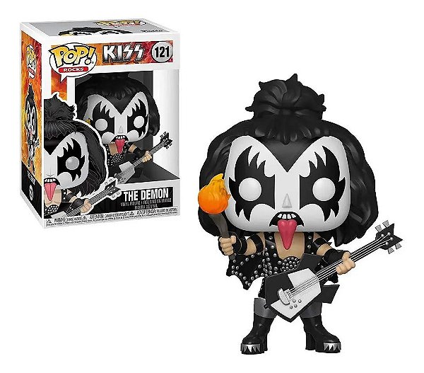 Boneco Funko Pop Rocks Kiss Band The Demon Banda 121