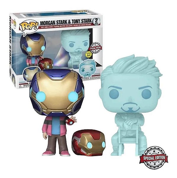 Boneco Funko Pop Avengers Vingadores Endgame Morgan & Tony Stark