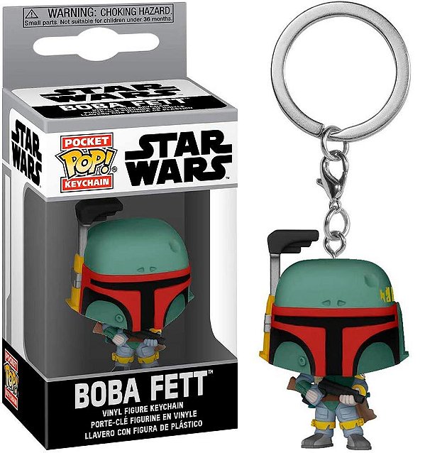 Chaveiro Funko Pop Star Wars Boneco Boba Fett