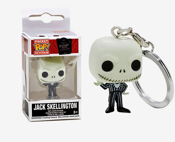 Chaveiro Funko Pop Disney Boneco Jack Skellington