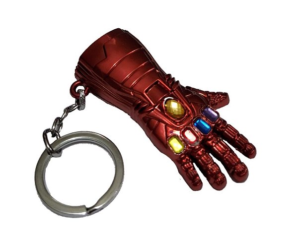 Chaveiro Punho Manopla Thanos Avenger Vermelho