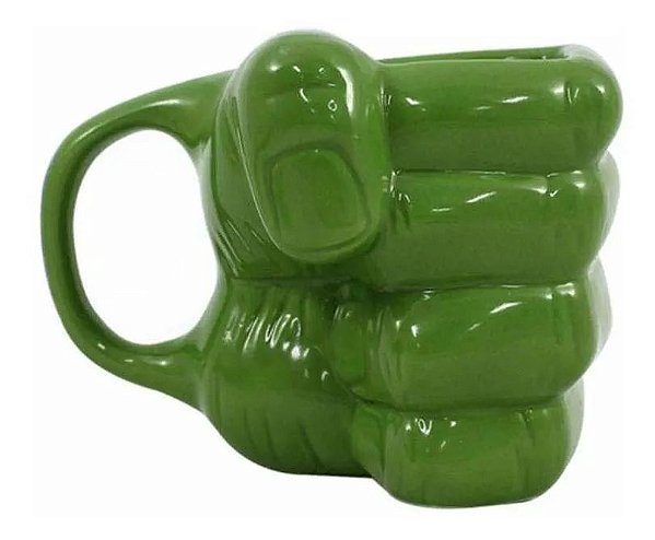 Caneca 3d Punho Do Hulk Vingadores Marvel 350ml