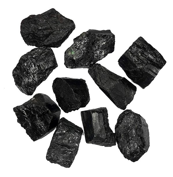 100grs De Pedra Bruta Turmalina Negra Natural