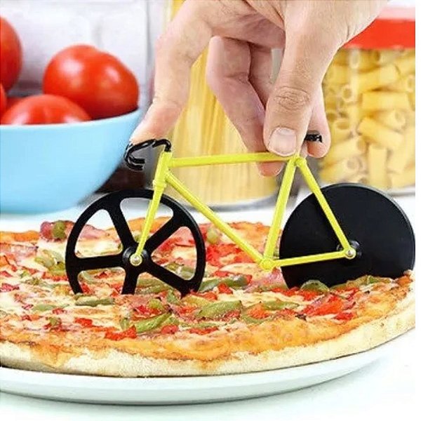 Cortador Fatiador De Pizza Bike Bicicleta