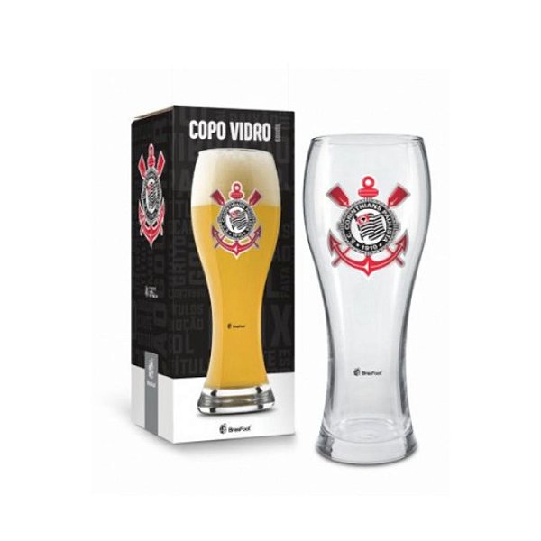 Copo Joinville Grande Corinthians Escudo 680ml Licenciado