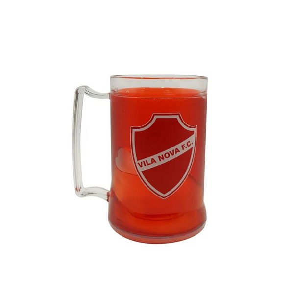 Caneca De Gel Vermelho Vila Nova Goiás Tigrão 400ml
