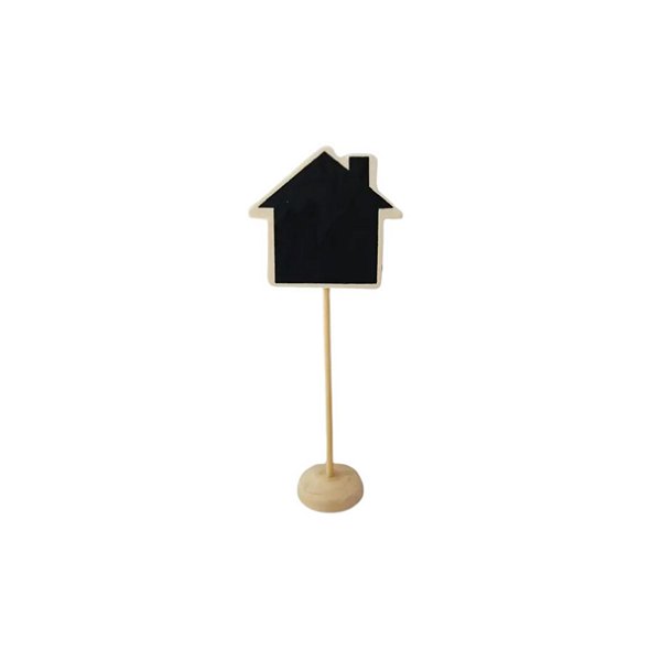 Placa Decorativa Mini Lousa Giz Quadro Negro Lembrancinhas - Casa
