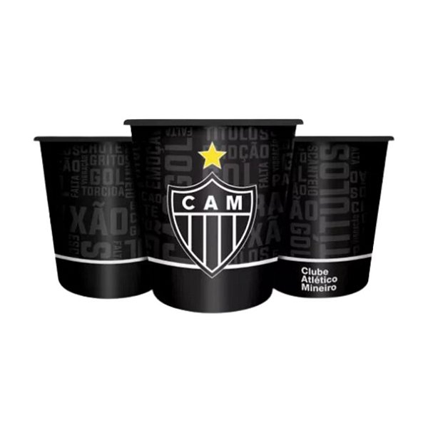 Pote Balde Pipoca Personalizado Atlético Mineiro Galo Doido