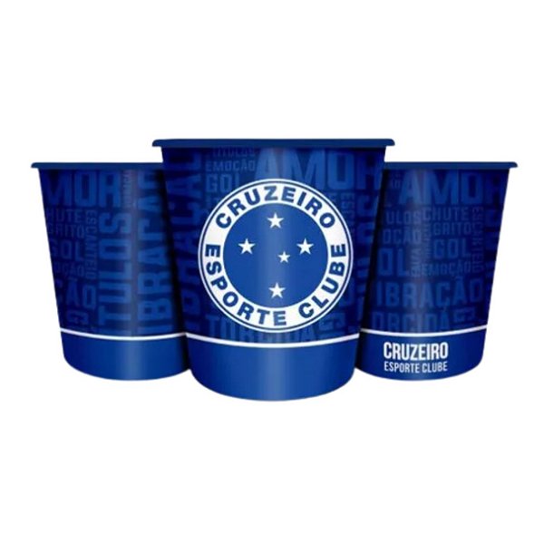 Pote Balde Pipoca Personalizado Cruzeiro Cruzeirão Cabuloso