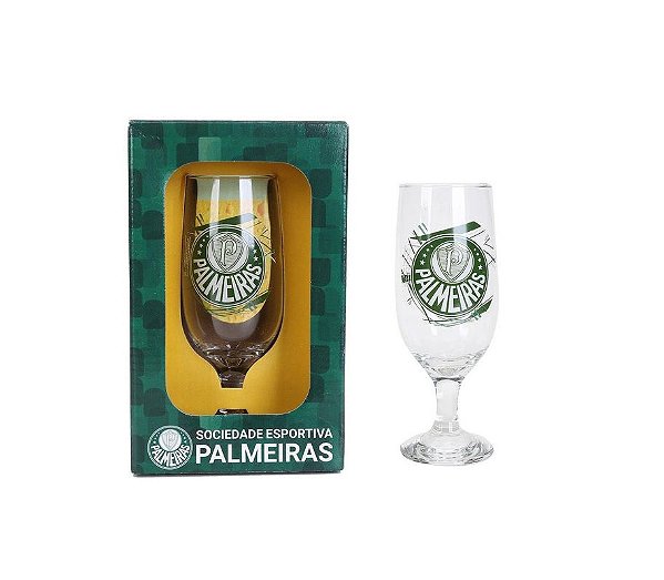 Taça de cerveja e chopp do Palmeiras 300ML