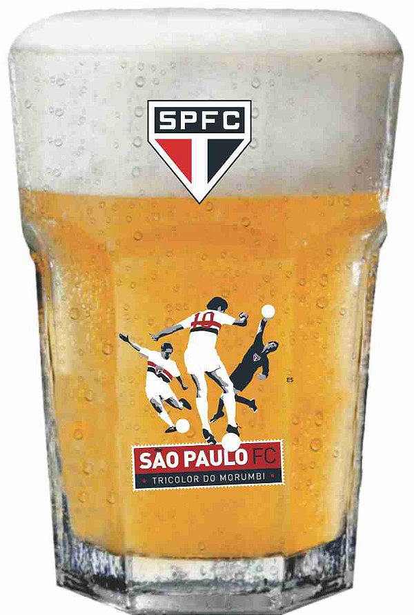 Copo Country Sao Paulo Tricolor - 400ml